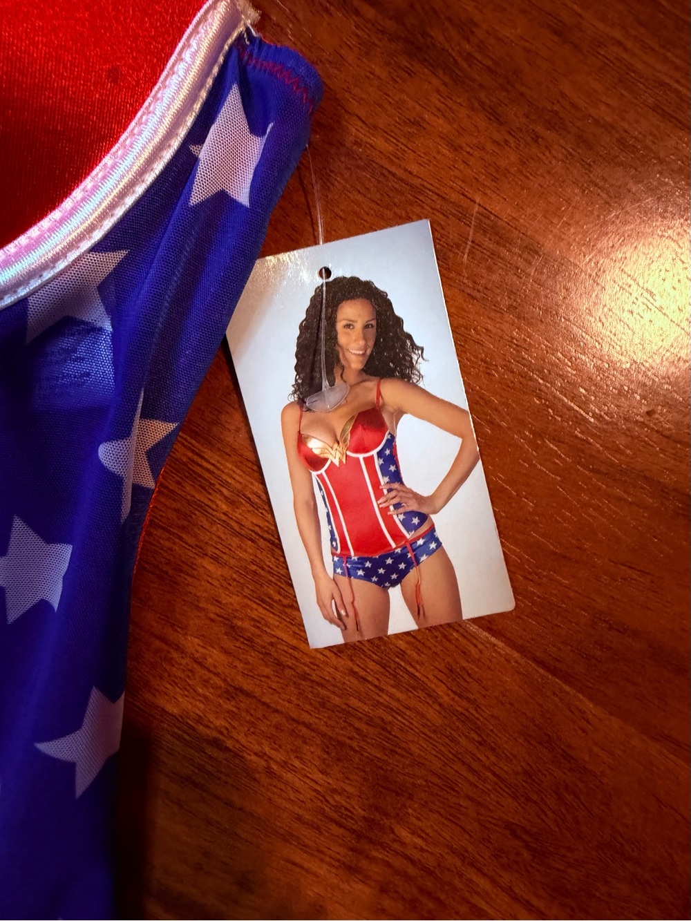 DC Comics Red Blue Gold Wonder Woman Bustier NWT FINAL MARKDOWN - Picture 4 of 5